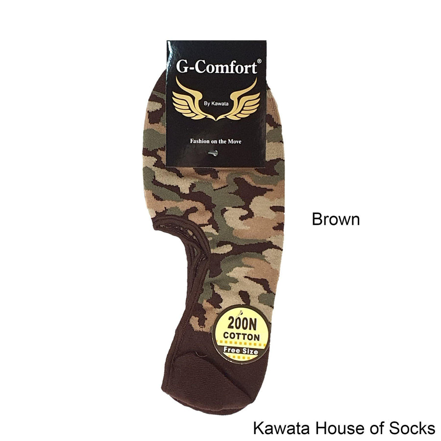 Camouflage Loafer Socks - Kawata House of Socks