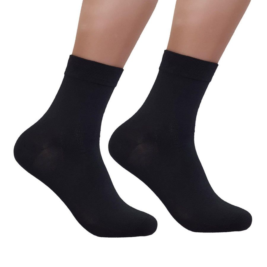 Anti-Odour Crew Plain Business Socks - Kawata House of Socks