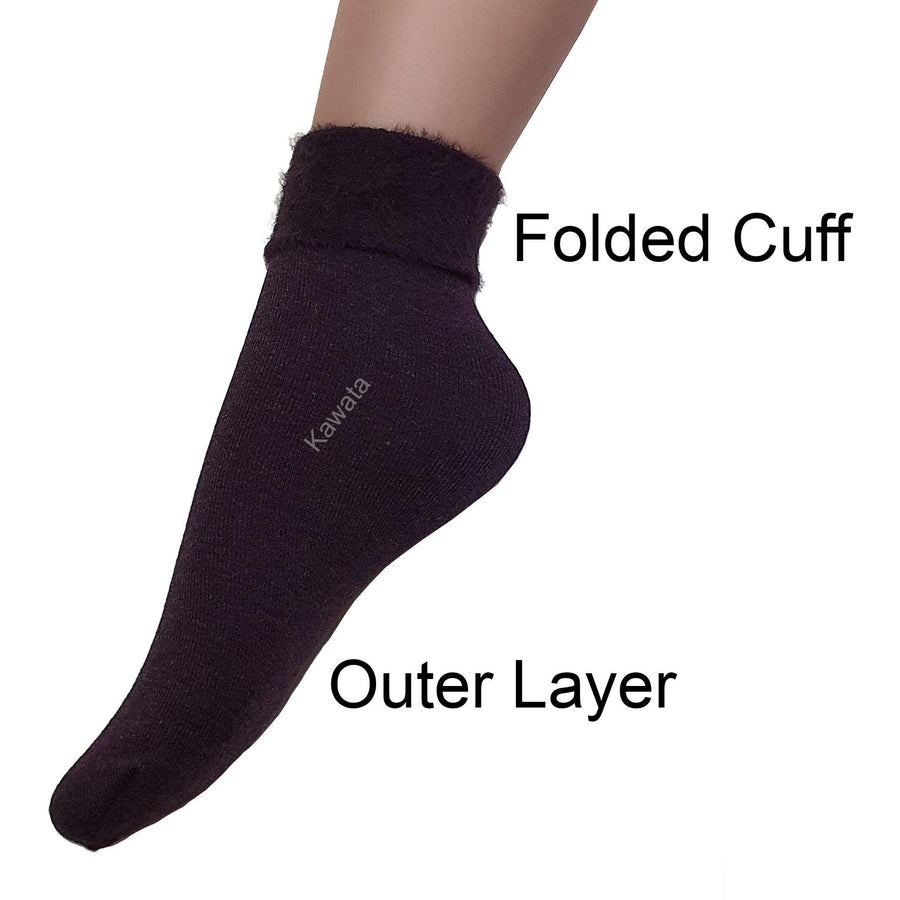 Quarter Fuzzy Socks / Winter Socks - Kawata House of Socks