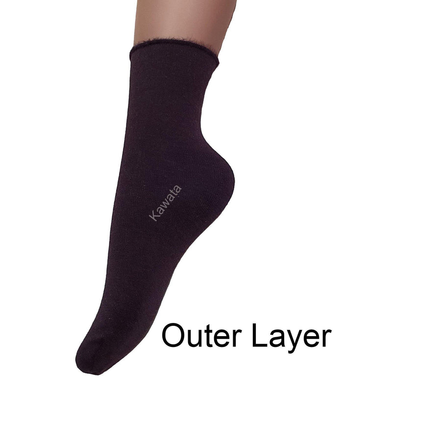 Quarter Fuzzy Socks / Winter Socks - Kawata House of Socks