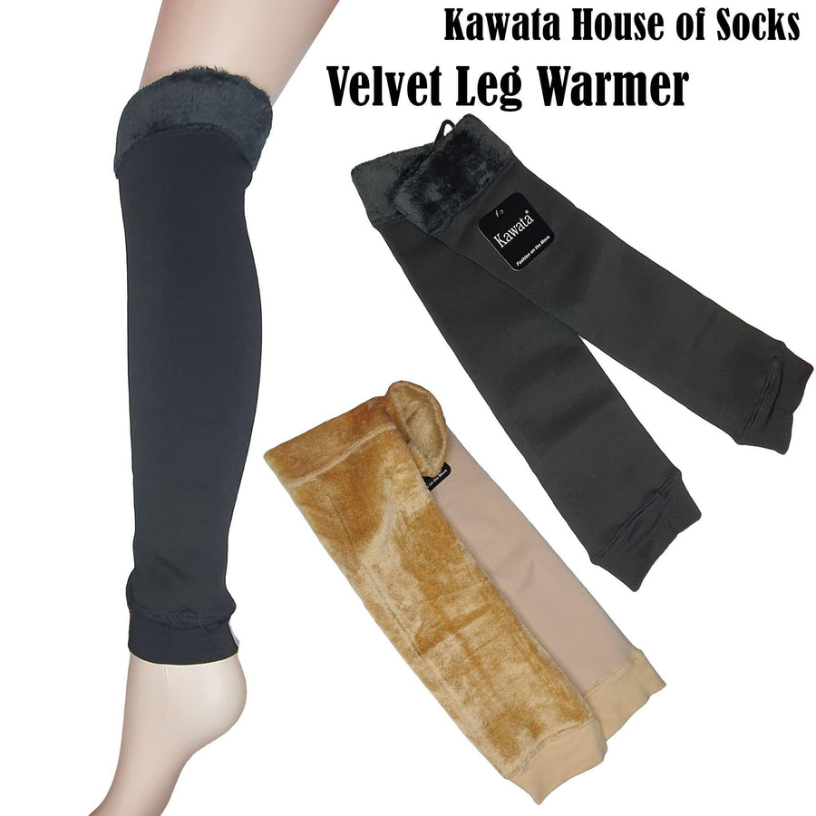 Velvet Leg Warmer ( Free Size ) - Kawata House of Socks