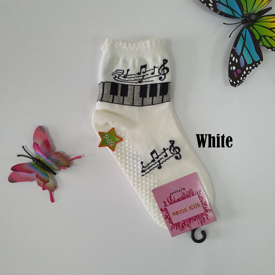 Anti Slip Piano Quarter Socks - Kawata House of Socks
