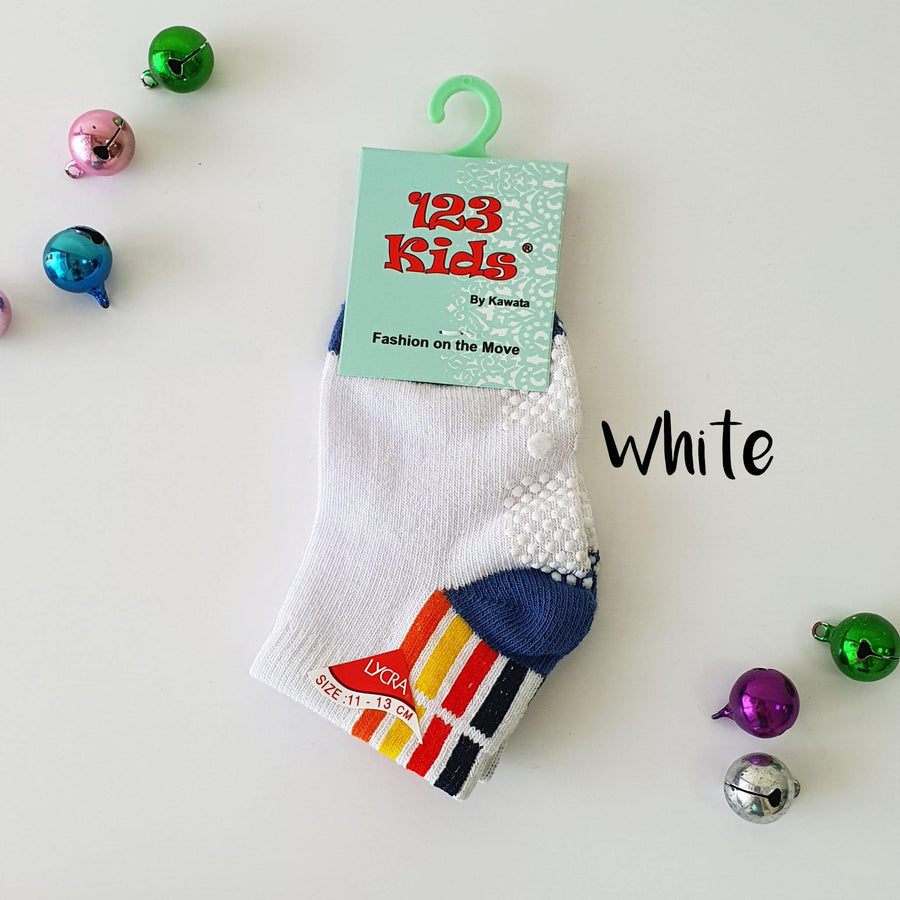 Rainbow Lines Baby Socks ( 6 months ~ 1 years old ) - Kawata House of Socks