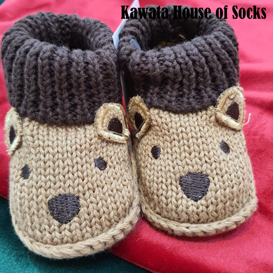 Newborn Knitted Booties K
