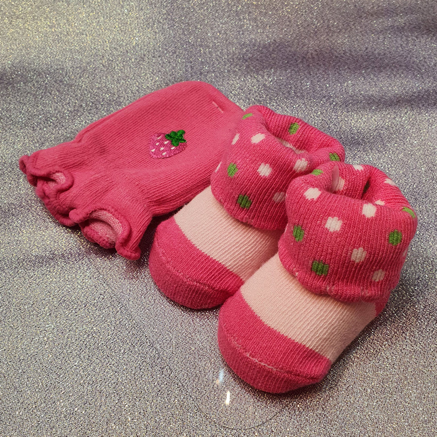 Newborn Mittens and Socks Set C