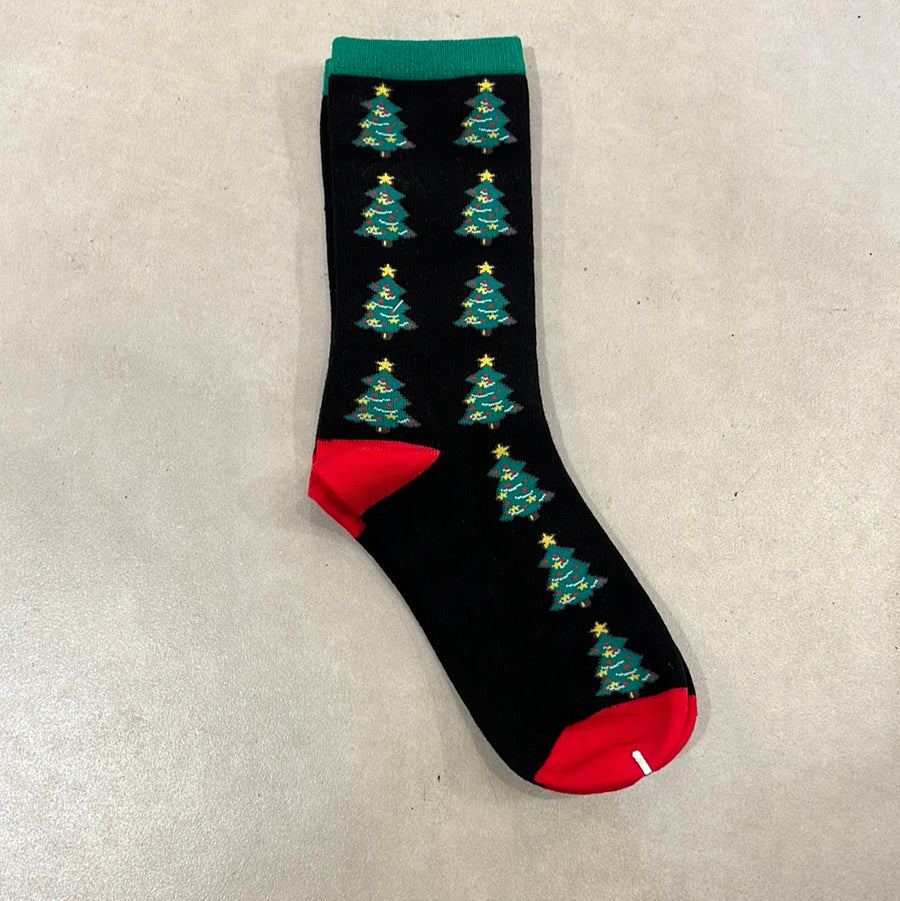 Christmas Tree Mid Calf Socks