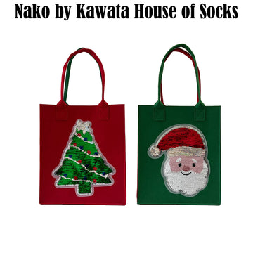 Tote Bag- Dual Colored Christmas Bag