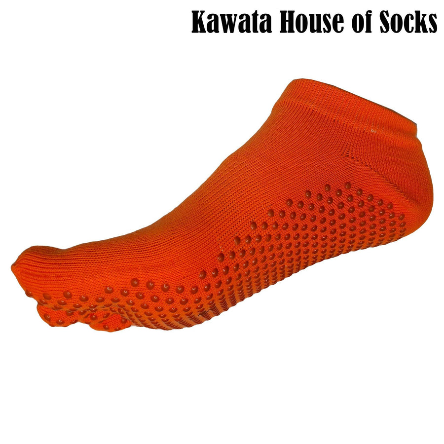 Bright Colours Anti Slip Ankle Toe Socks - Kawata House of Socks