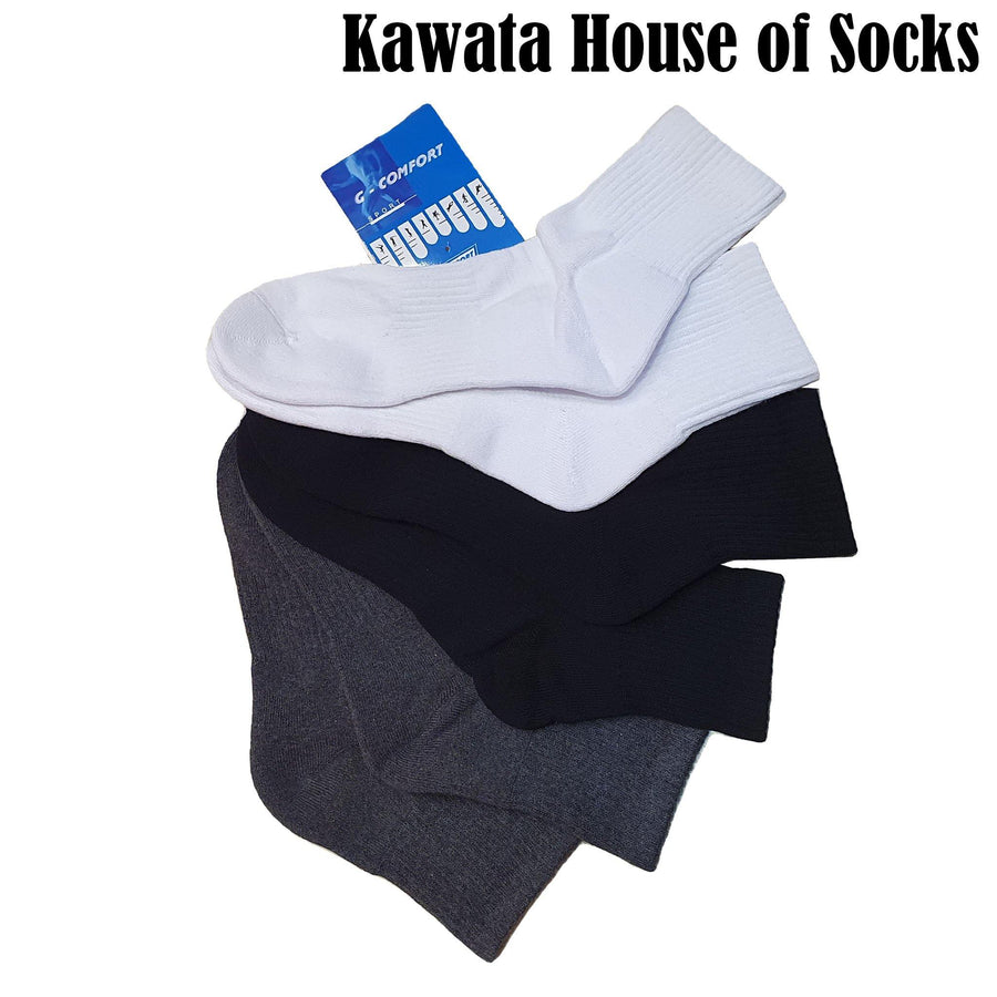 Padded Crew Socks / Padded Quarter Socks / Padded Sport Socks / Thick Socks - Kawata House of Socks