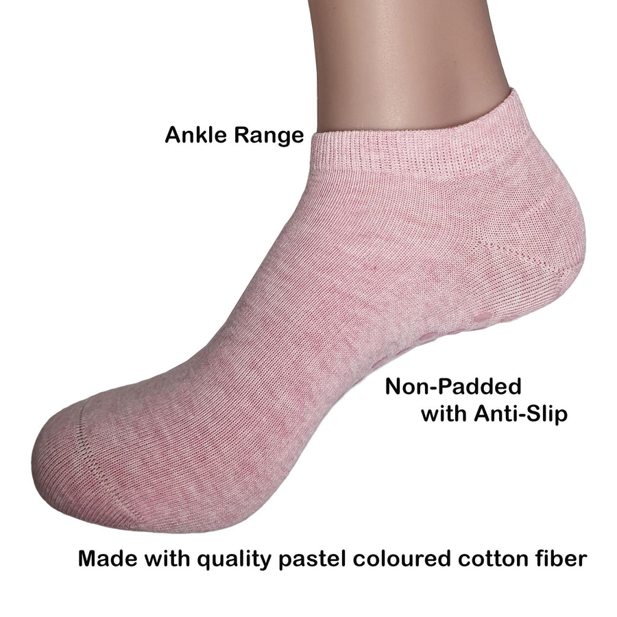 Anti-Slip Ankle Socks (Non-Padded) - Kawata House of Socks