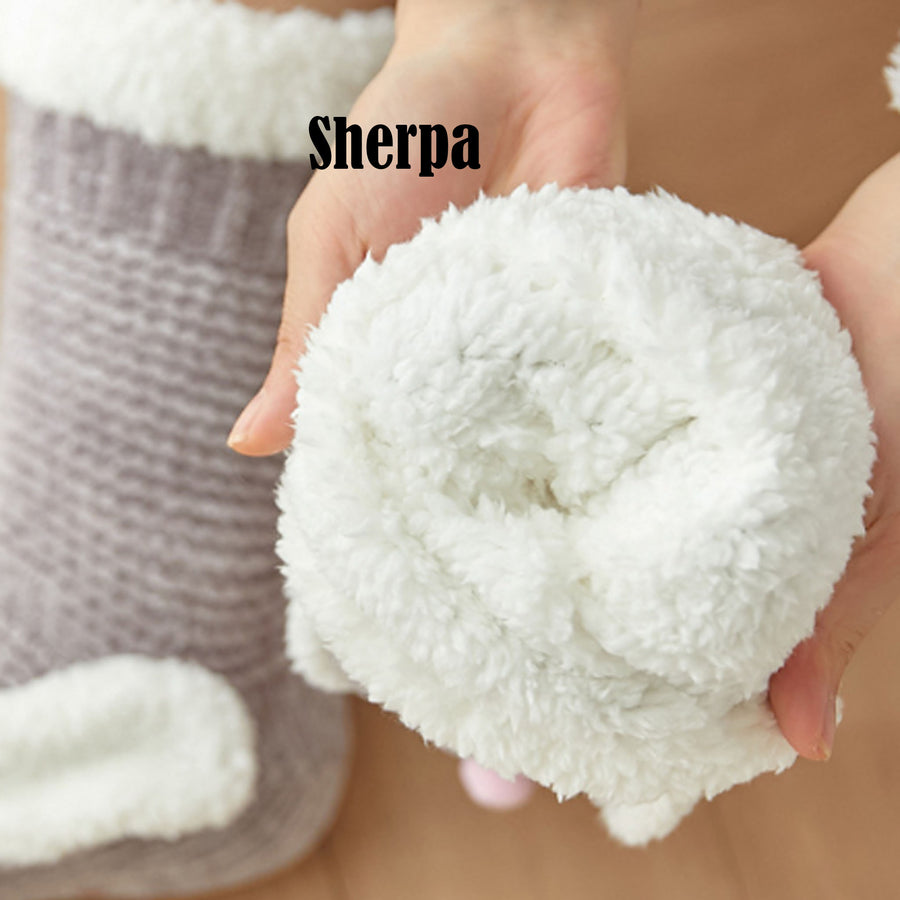 Casual Thick Thermal Sleeping Socks | Sherpa Lined Sock