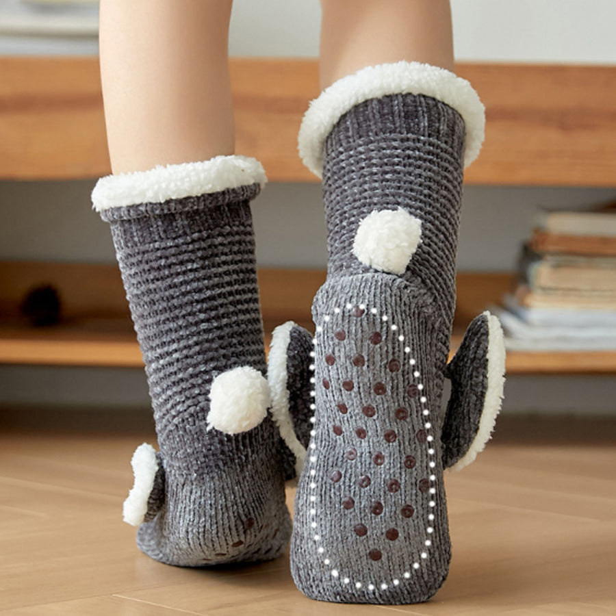 Casual Thick Thermal Sleeping Socks | Sherpa Lined Sock