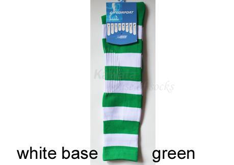 Stripe Soccer Socks/ Sport Long Socks /Ruby Socks / Softball Socks / Sport Socks - Kawata House of Socks