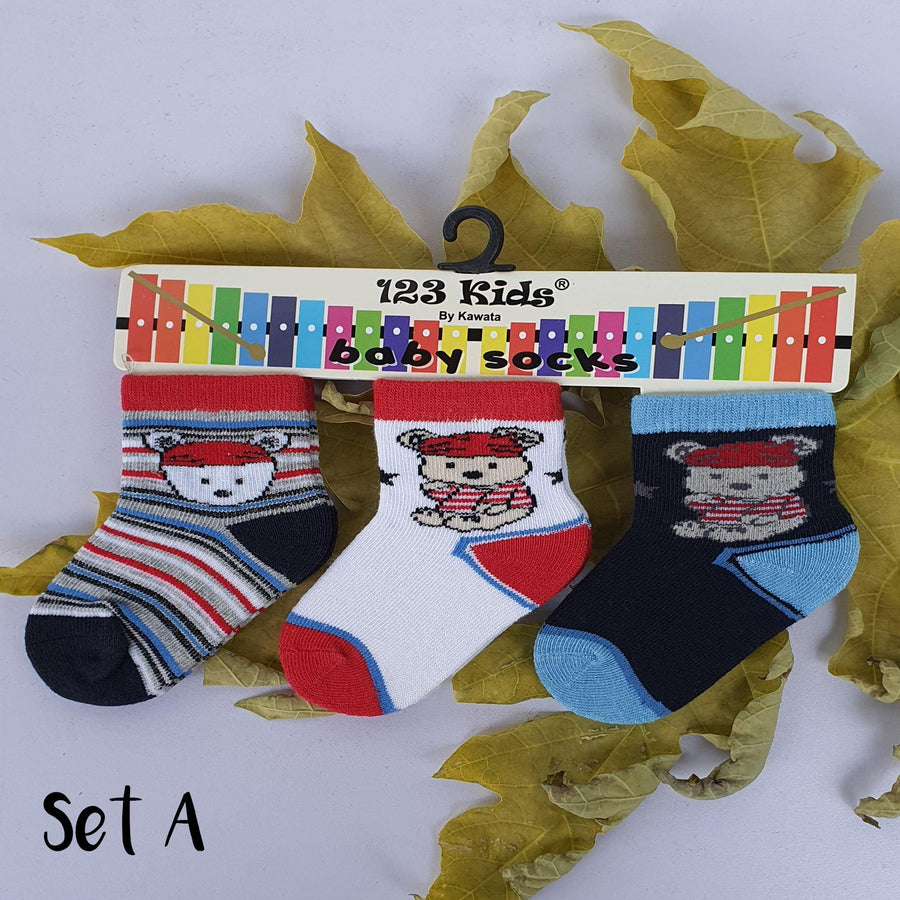 1-3 Months Baby Socks Set - Kawata House of Socks