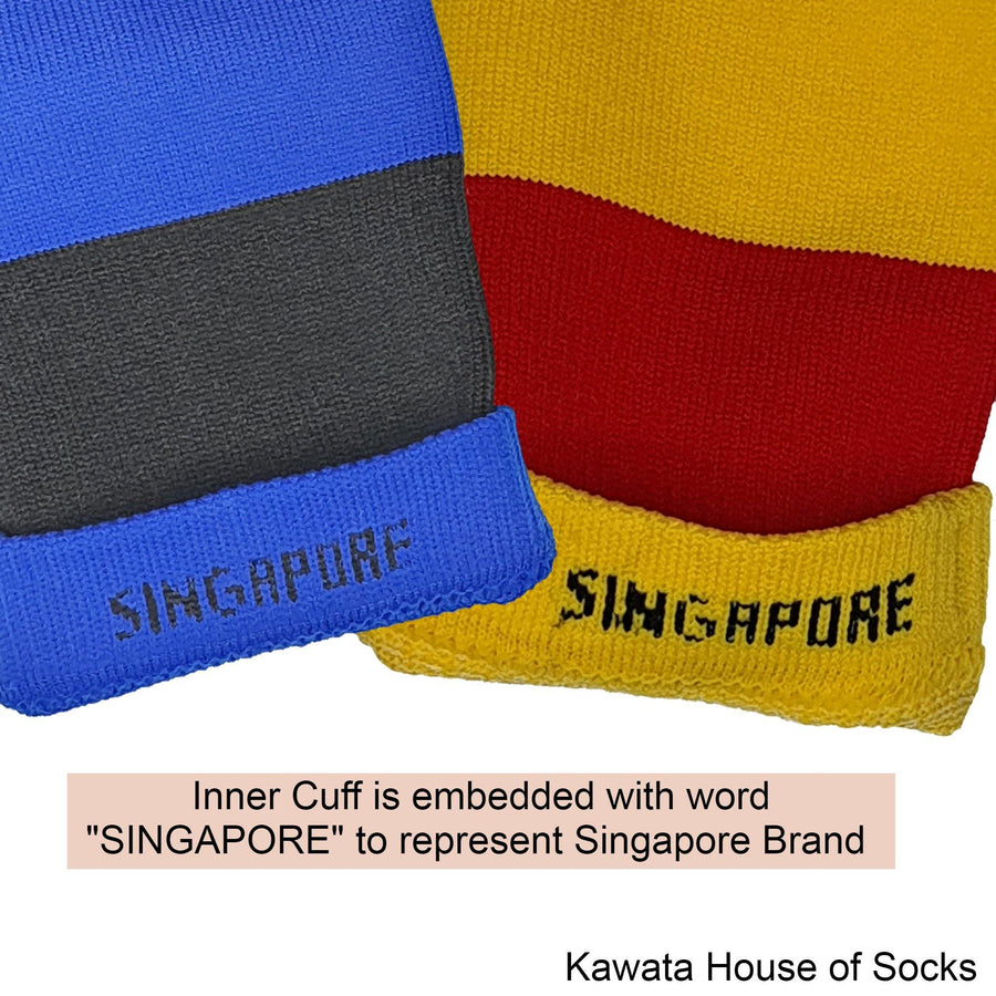 Stripe Soccer Socks/ Sport Long Socks /Ruby Socks / Softball Socks / Sport Socks - Kawata House of Socks